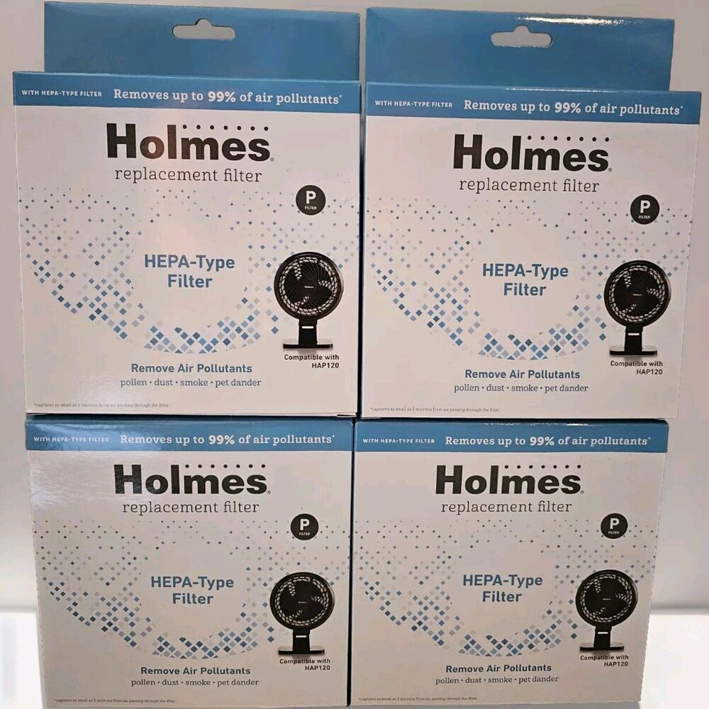 Holmes Replacement HEPA-Type Air Filters - Set of 4 Twin Packs - HAP120